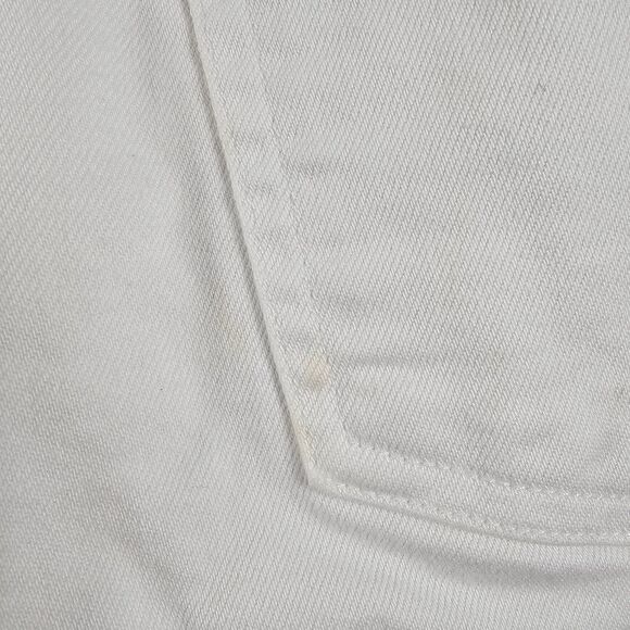 3X1 N.Y.C Denim High Rise Straight Leg Jeans in White - Size 28 - Picture 10 of 14